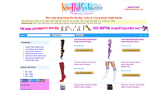 Desktop Screenshot of kneehighsocks.com
